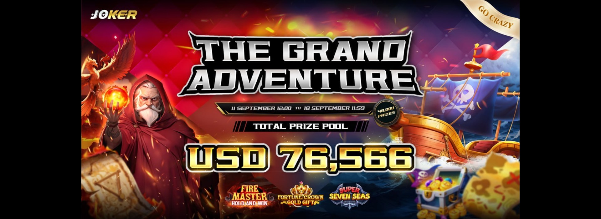 The Grand Adventure : Joker Go-Crazy Competition